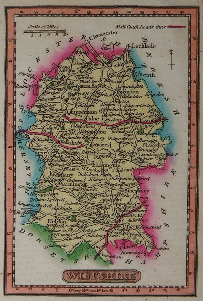 Map of Wiltshire - Reid